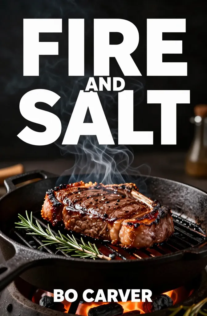 Cookbook cover: Fire and Salt