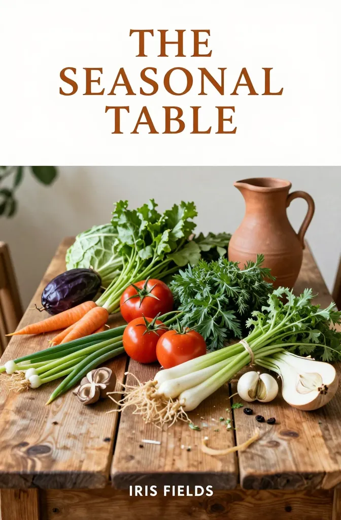 Cookbook cover: The Seasonal Table