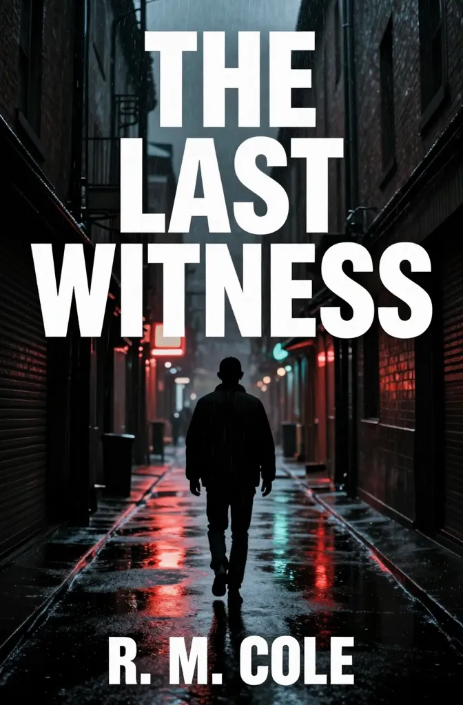 Thriller book cover example