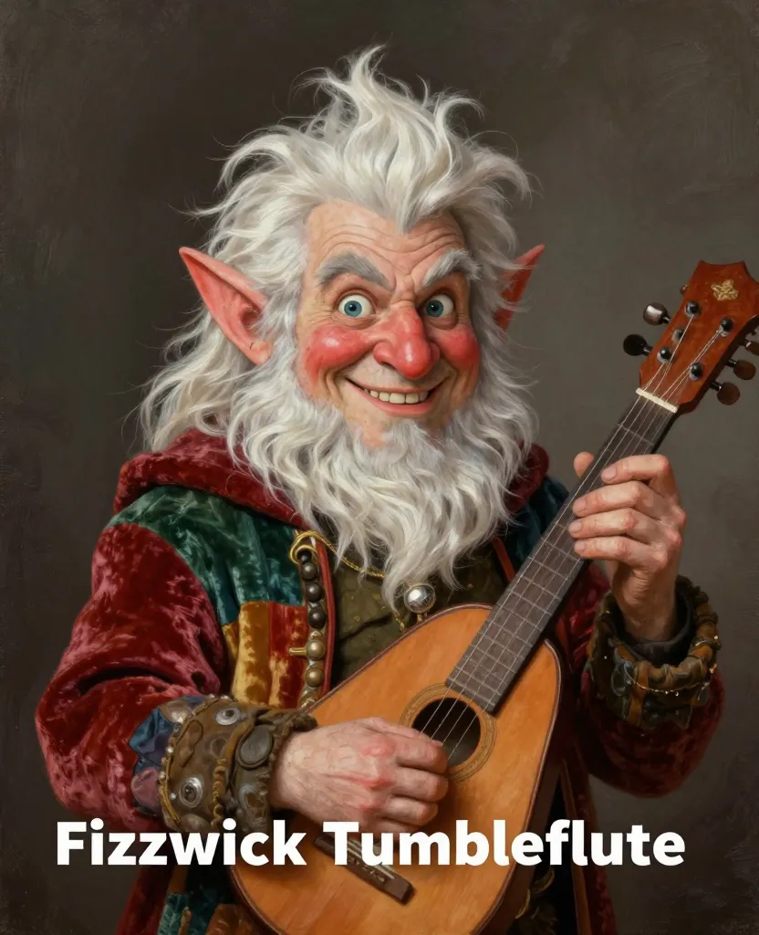 Gnome Bard book cover example