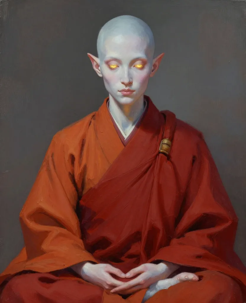 Aasimar Monk book cover example