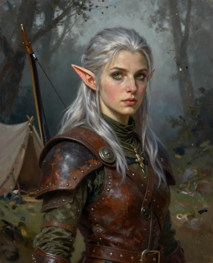 Painted portrait