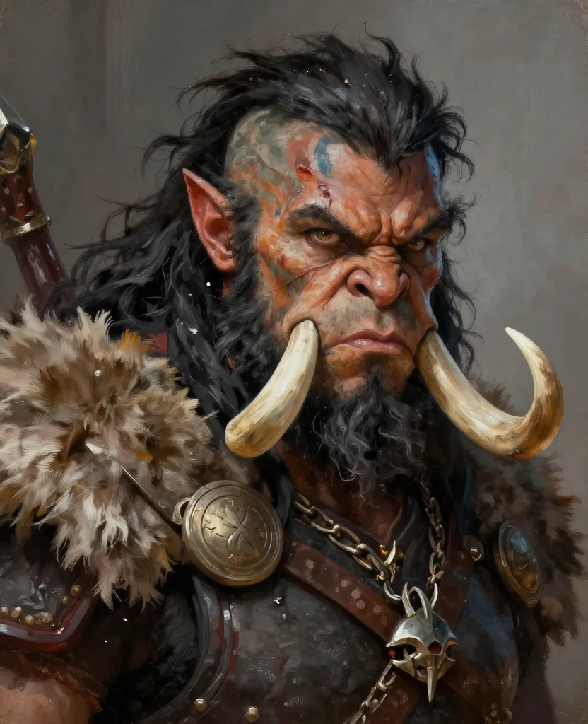 Barbarian cover: Grummok Skullsplitter
